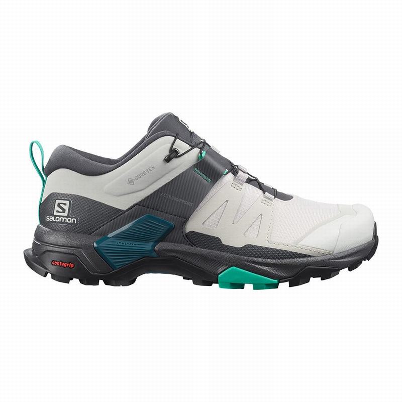 Salomon X ULTRA 4 GORE-TEX Zapatillas Trekking Mujer - Gris / Verde Menta - Colombia (02831-QFRO)